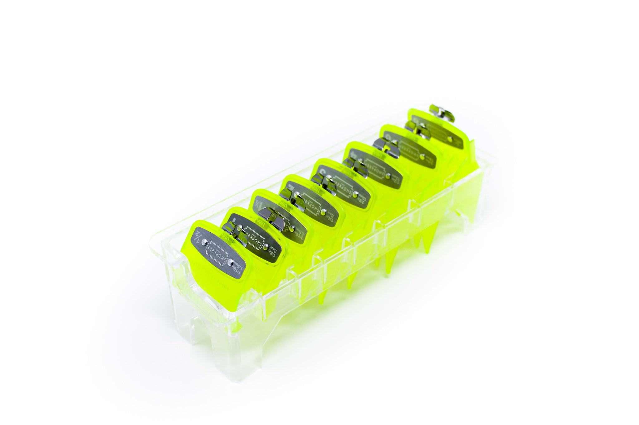Transparent Series - Highlighter Premium Guard Comb Set